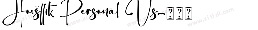 Housttik Personal Us字体转换
